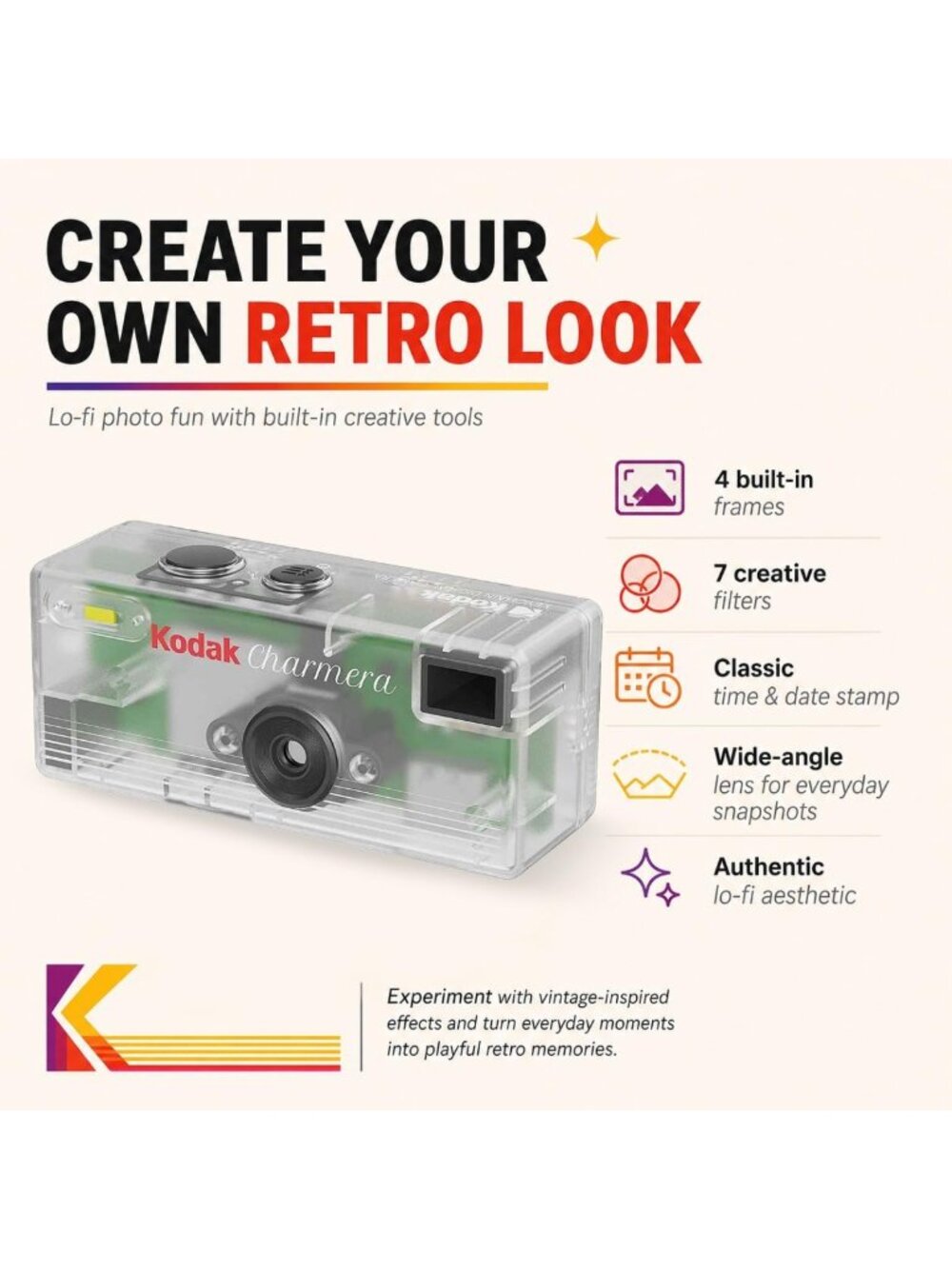 Compact Digital Camera Keychain Bundle | Fun Mini Camera for Memories - Picture 6 of 8